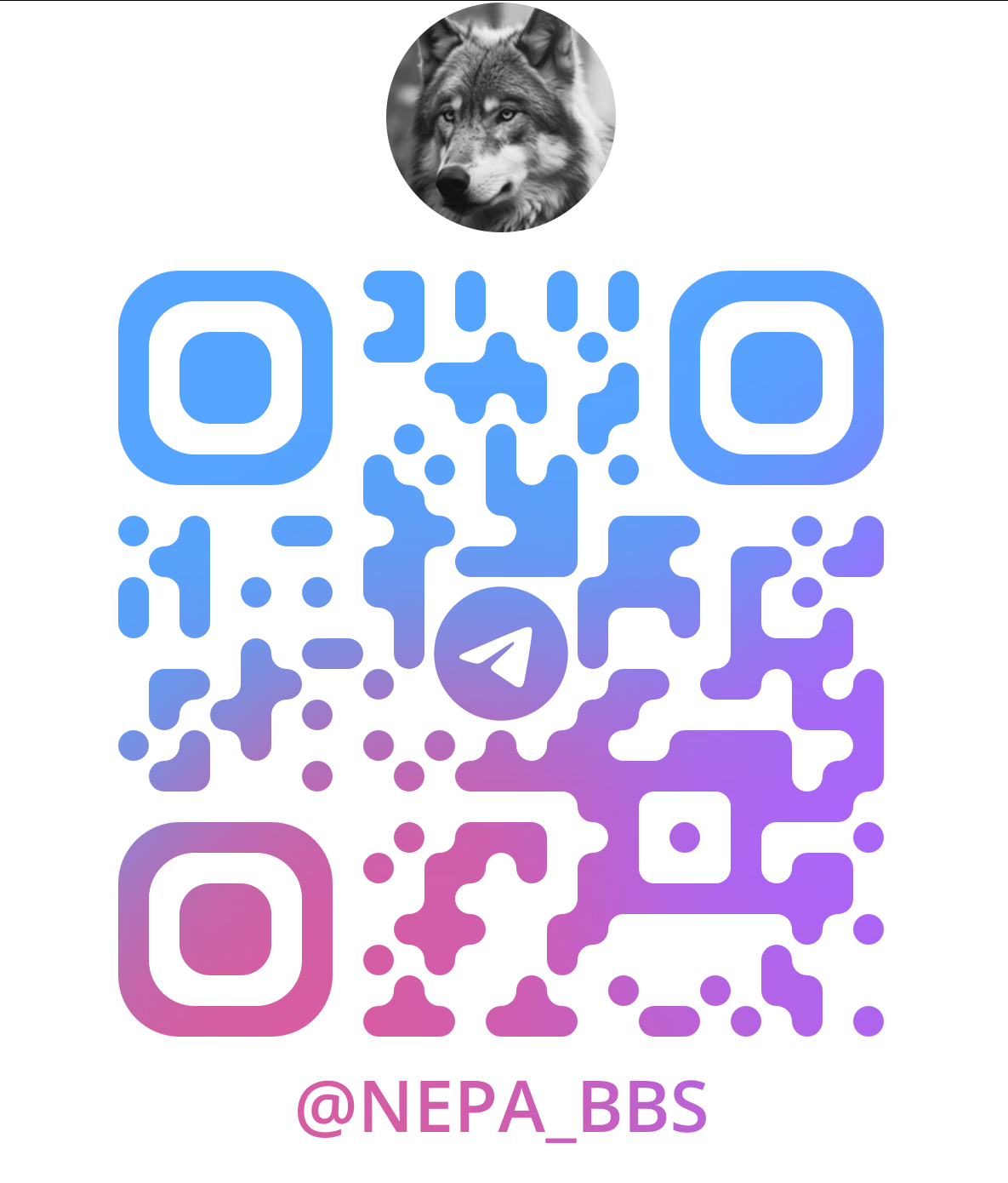NEPA BBS Telegram QR Code